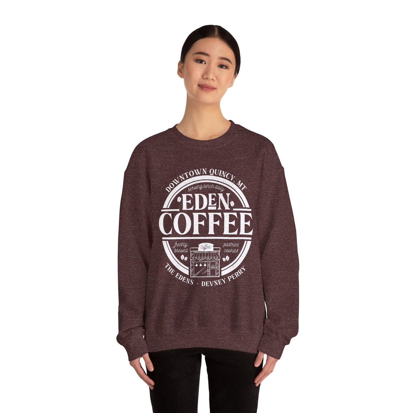 Eden Coffee Crewneck Sweatshirt (GILDAN)