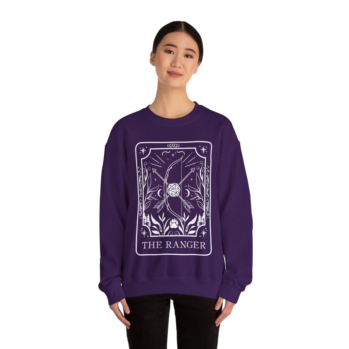 Ranger Tarot Card Gildan Sweatshirt Shirt | TTRPG Character Class Crewneck