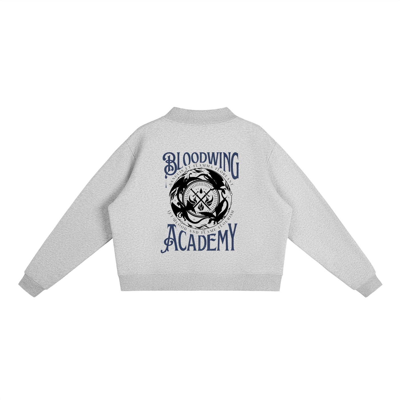 First Year Bloodwing Academy Mock-Neck Sweatshirt | Briar Boleyn Officially Licensed Romantasy Merch