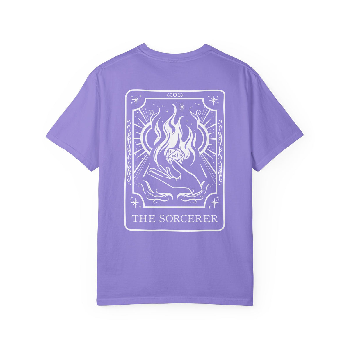 Sorcerer Tarot Card Comfort Colors Shirt | TTRPG Character Class Tee