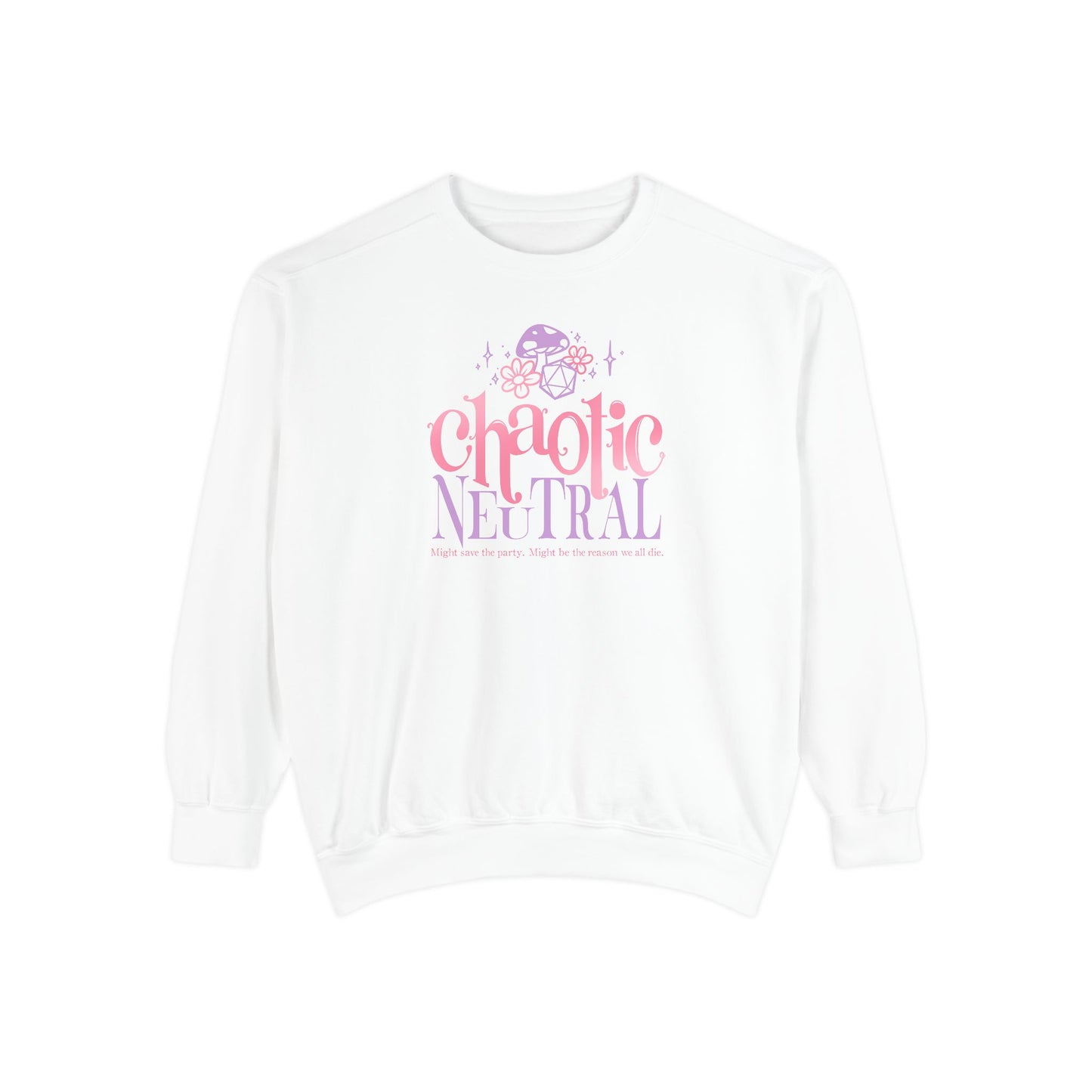 Chaotic Neutral Sweatshirt — Comfort Colors