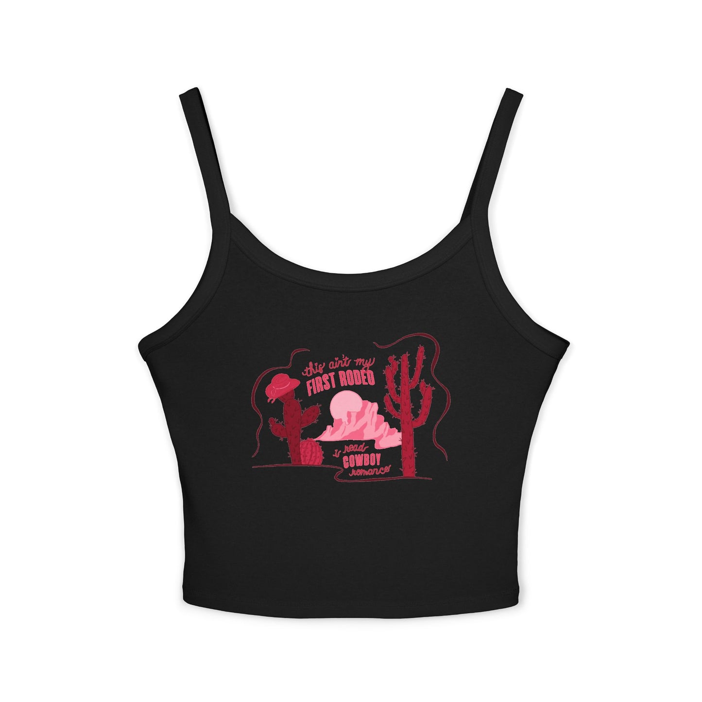 This Ain’t My First Rodeo Cropped Tank Top | Cowboy Romance Reader Tank