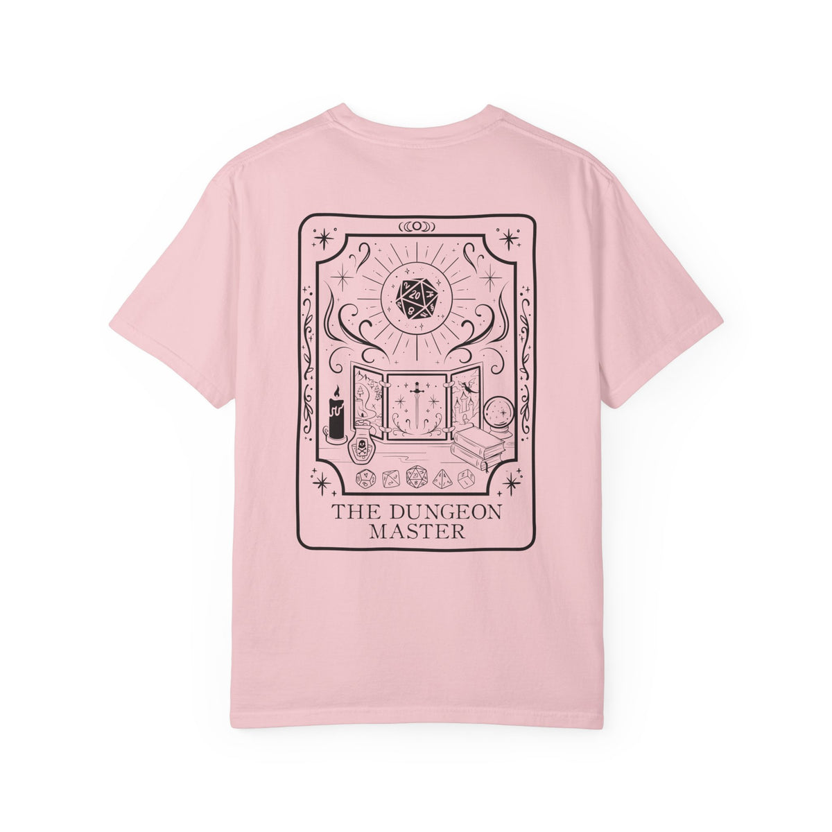 Dungeon Master Tarot Card Comfort Colors Shirt | TTRPG Character Class Tee
