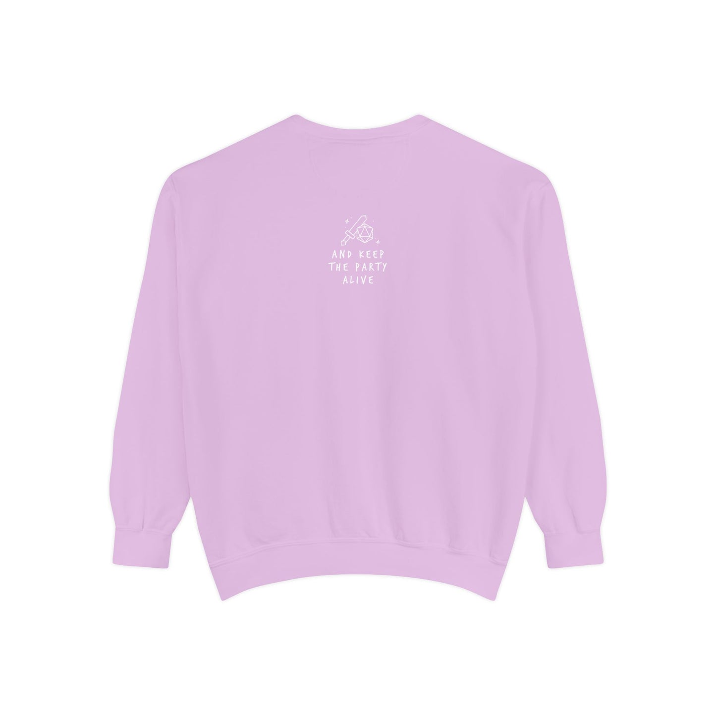 2-Sided Just A Girl Gamer Sweatshirt — Comfort Colors