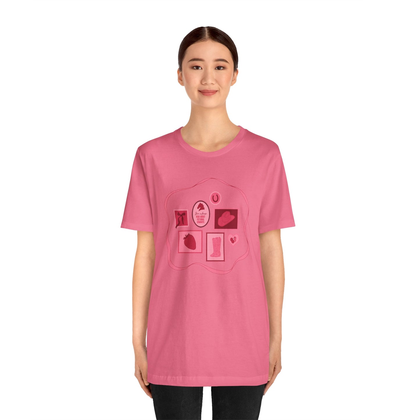 Save a Horse, Read About Fictional Cowboys Bella + Canvas Tee | Cowboy Romance Shir