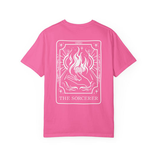 Sorcerer Tarot Card Comfort Colors Shirt | TTRPG Character Class Tee