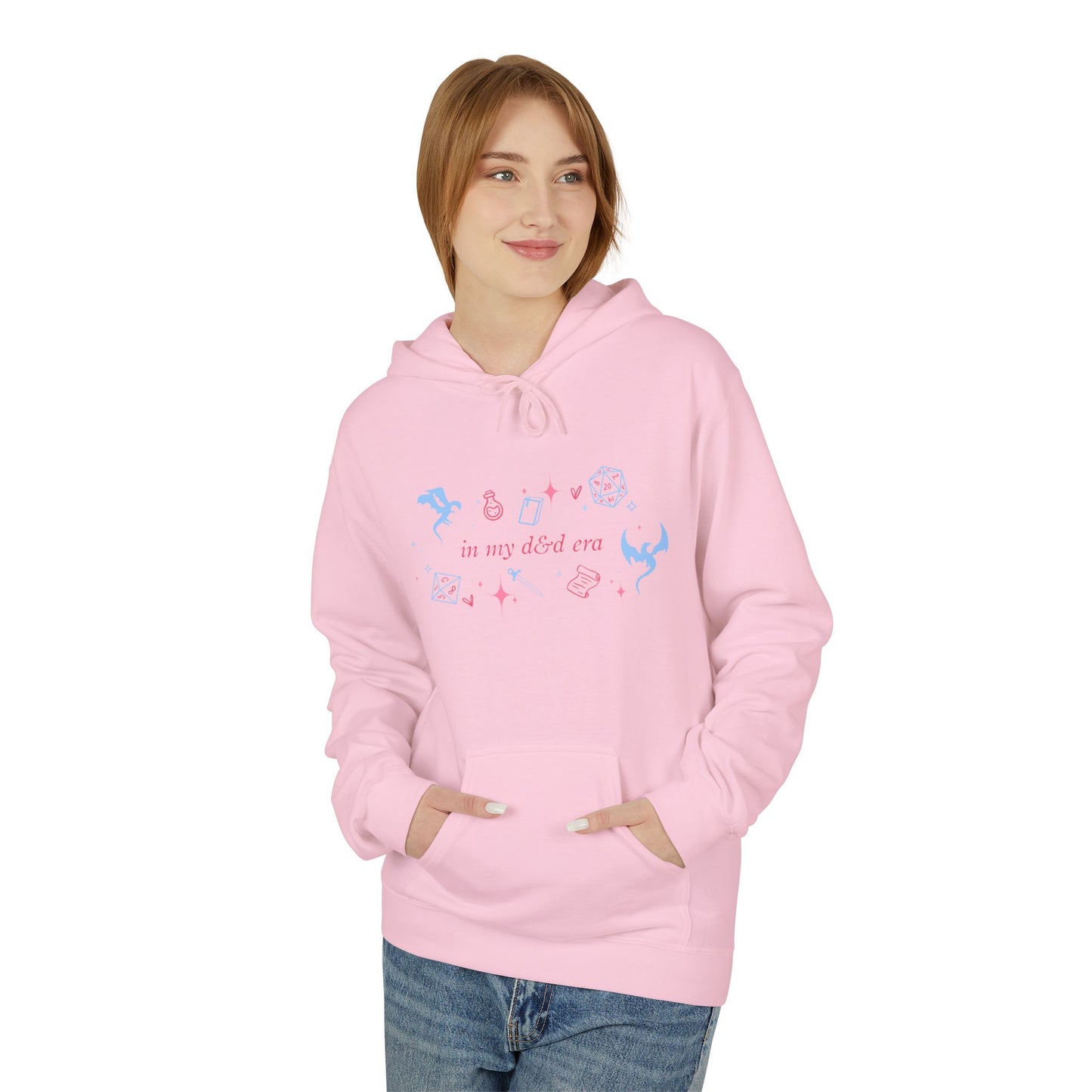 In My D&D Era Midweight Softstyle Fleece Hoodie