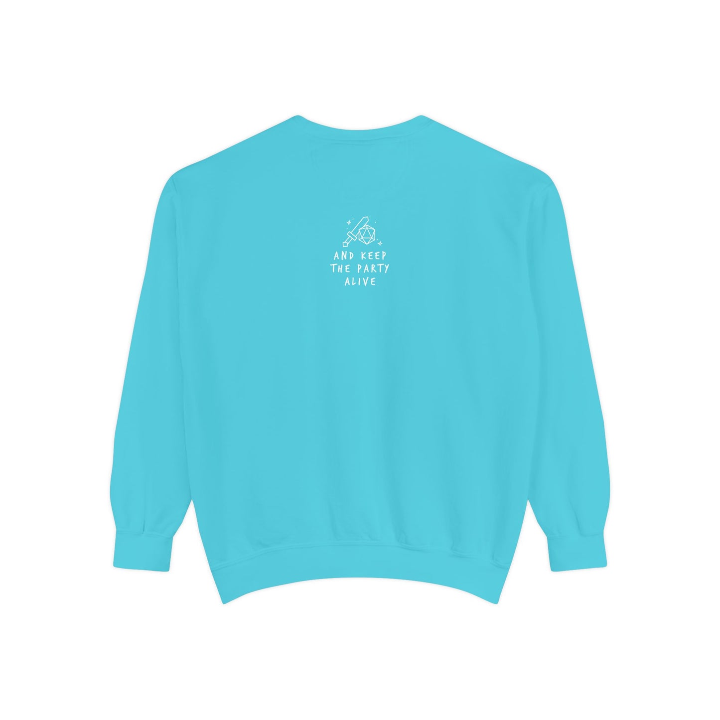 2-Sided Just A Girl Gamer Sweatshirt — Comfort Colors