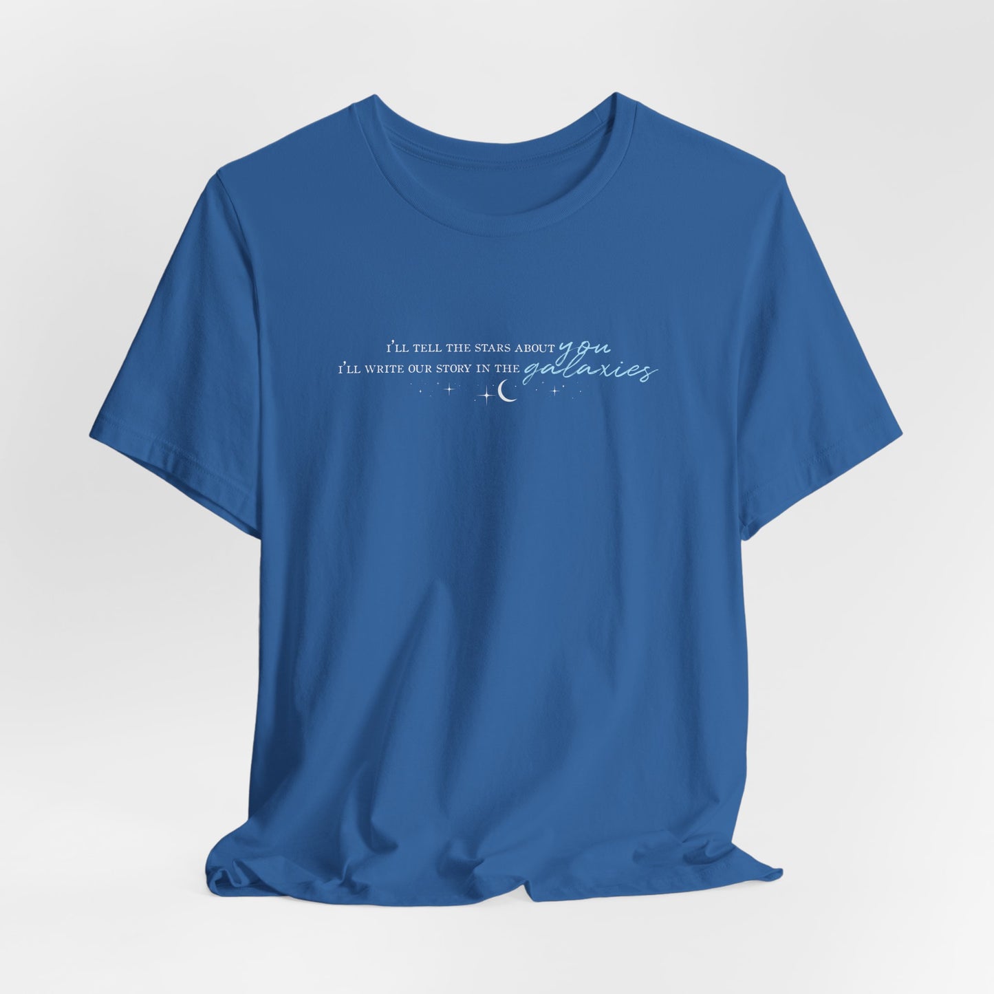 Tell the Stars Bella+Canvas Tee | Officially Licensed Scars Beneath A Serpent’s Scales Nicole Platania Fantasy Romance Shirt