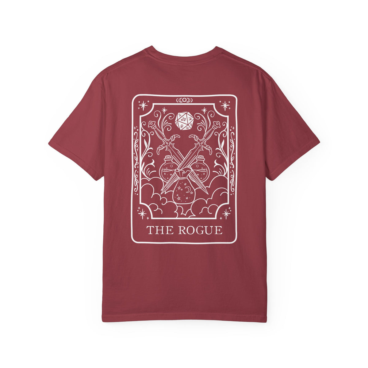 Rogue Tarot Card Comfort Colors Shirt | TTRPG Character Class Tee