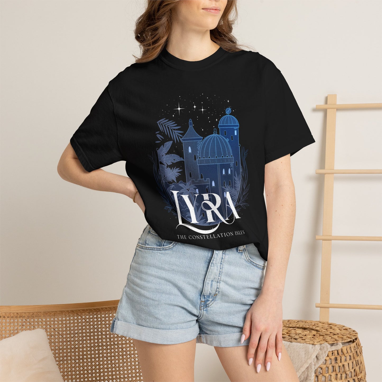 Lyra Constellation Isles Comfort Colors Tee | Officially Licensed Nicole Platania Appare