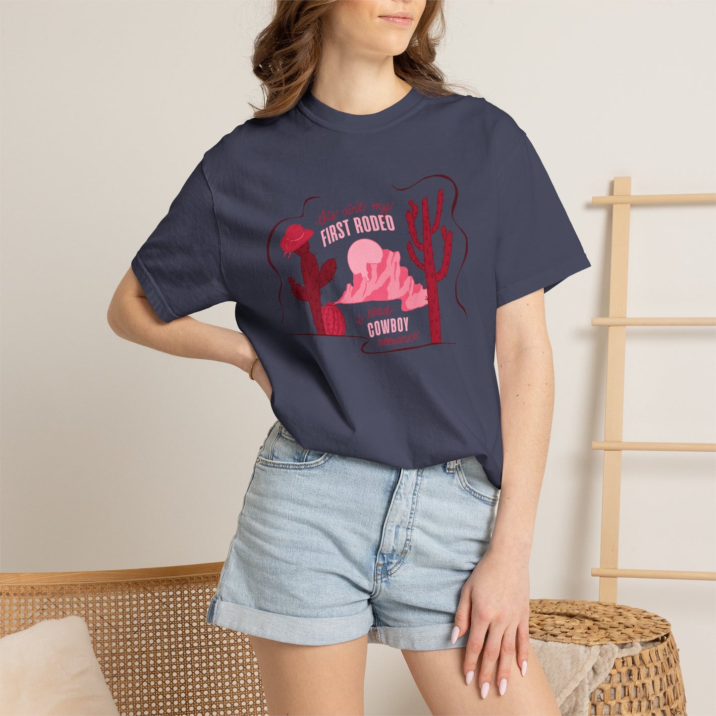 This Ain’t My First Rodeo Comfort Colors Tee | Cowboy Romance Graphic Shirt