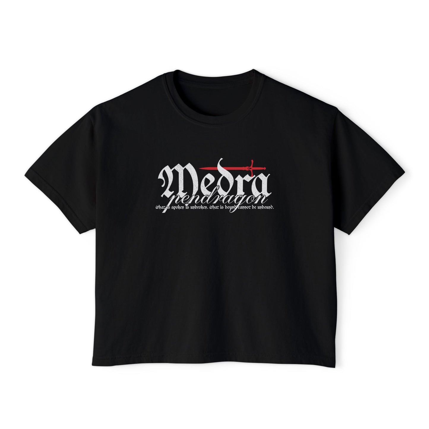 Medra Pendragon Comfort Colors Boxy Tee | Official Bloodwing Academy Merch