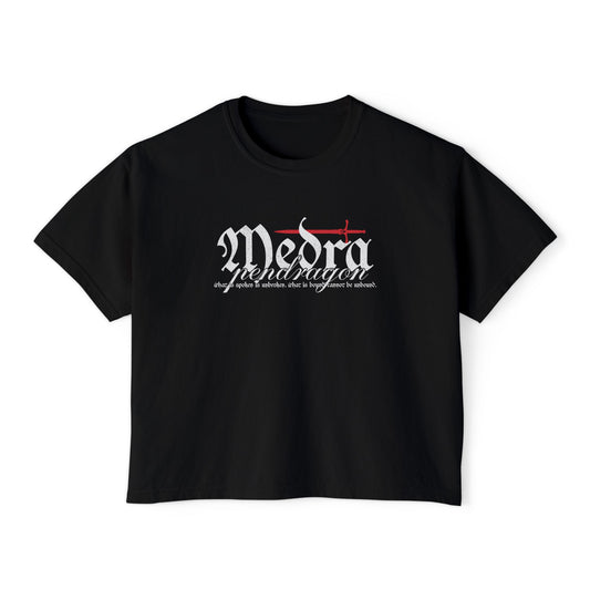Medra Pendragon Comfort Colors Boxy Tee | Official Bloodwing Academy Merch