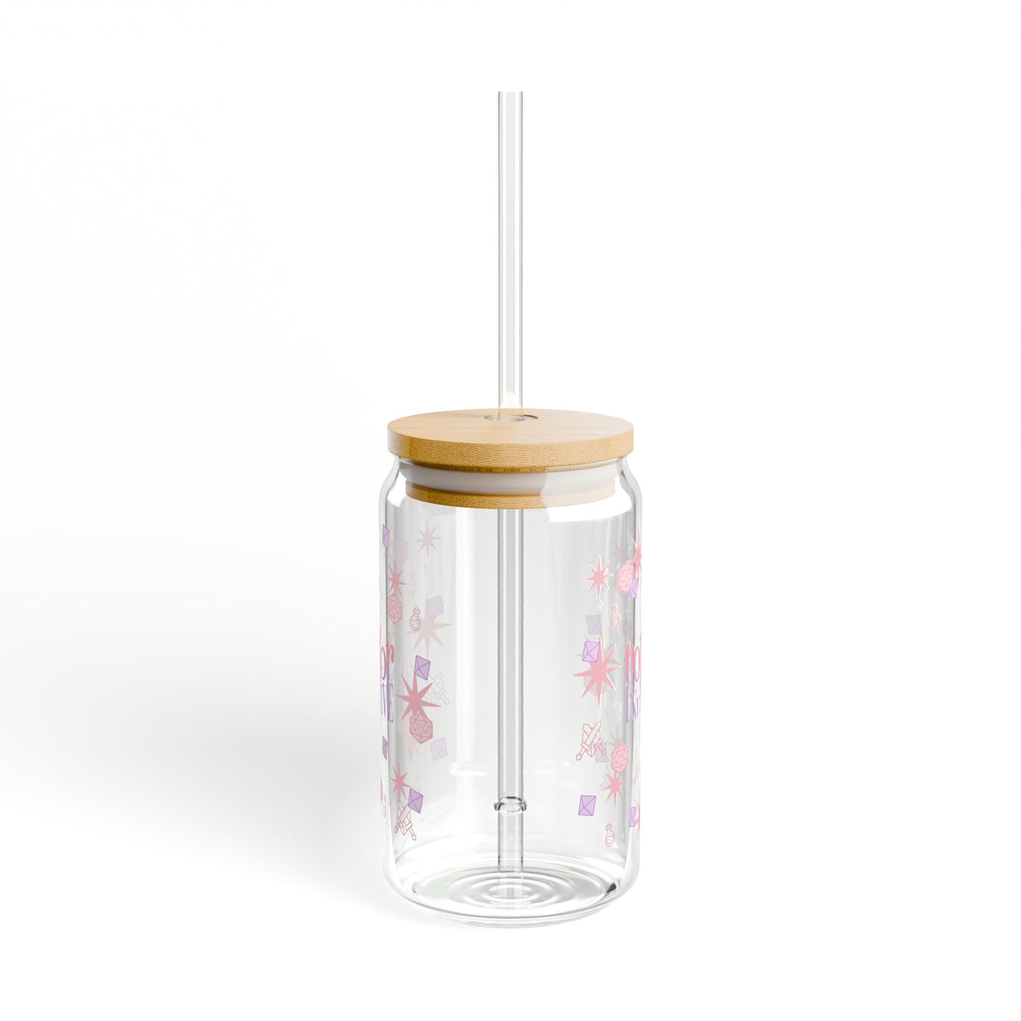 Roll for Initiative Sipper Glass, 16oz