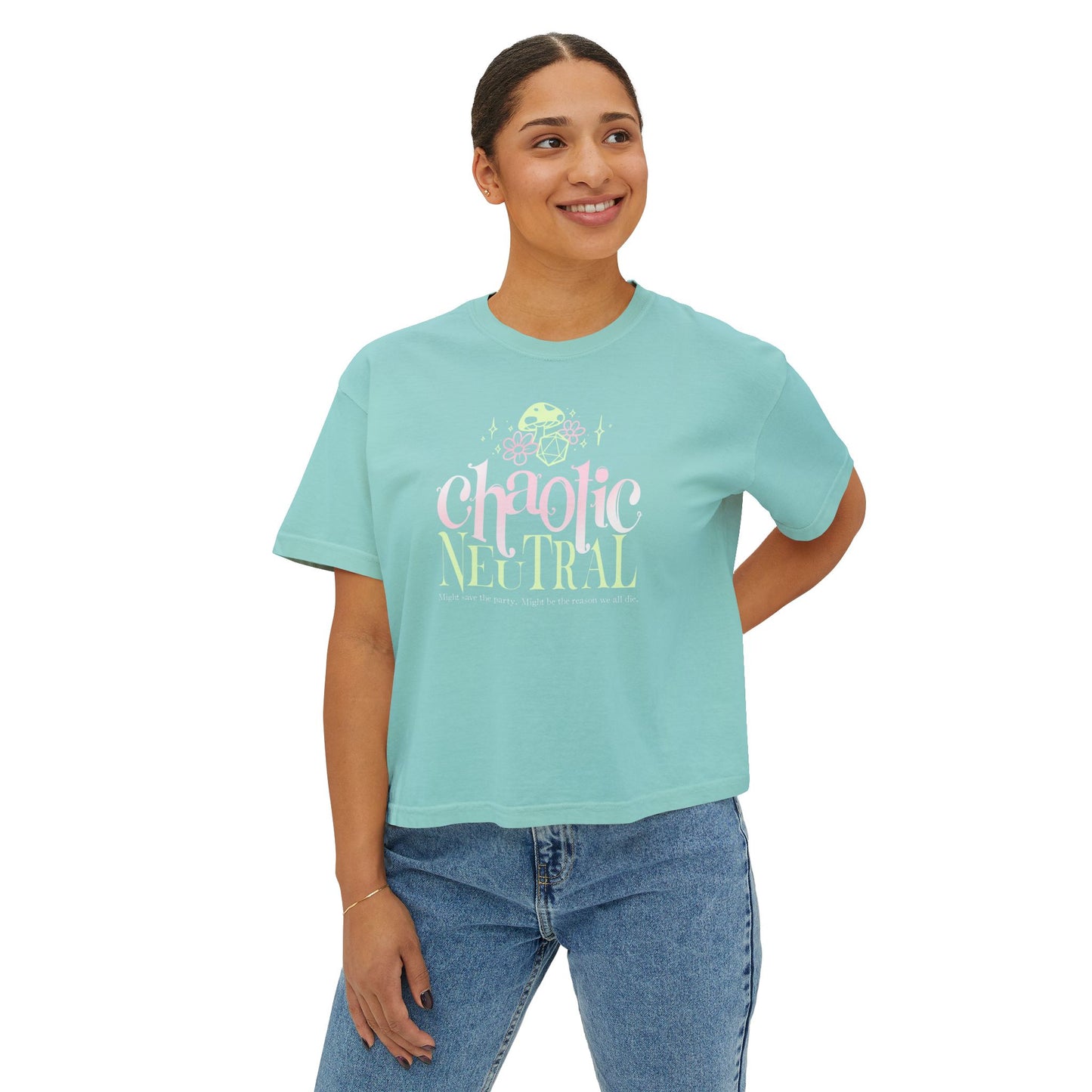 Chaotic Neutral Graphic Tee — Boxy Fit