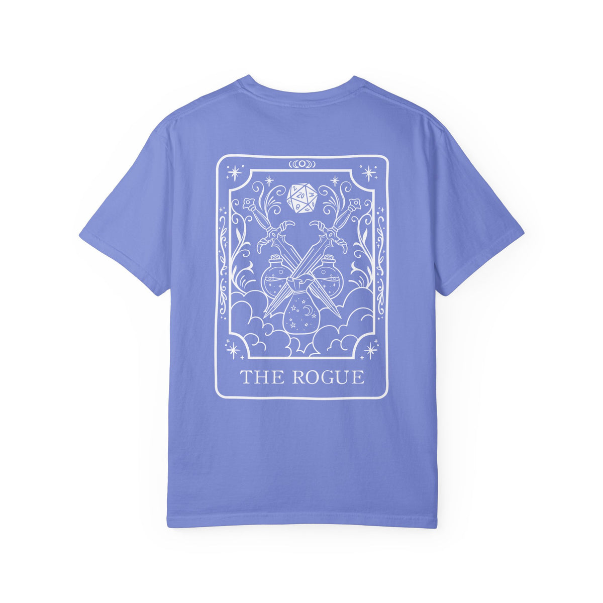 Rogue Tarot Card Comfort Colors Shirt | TTRPG Character Class Tee