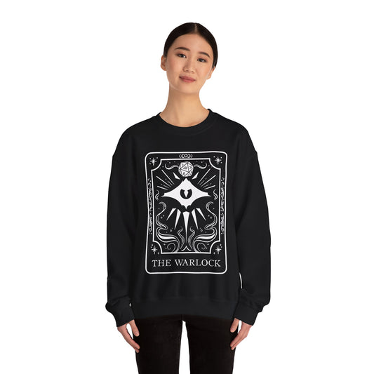 Warlock Tarot Card Gildan Sweatshirt Shirt | TTRPG Character Class Crewneck