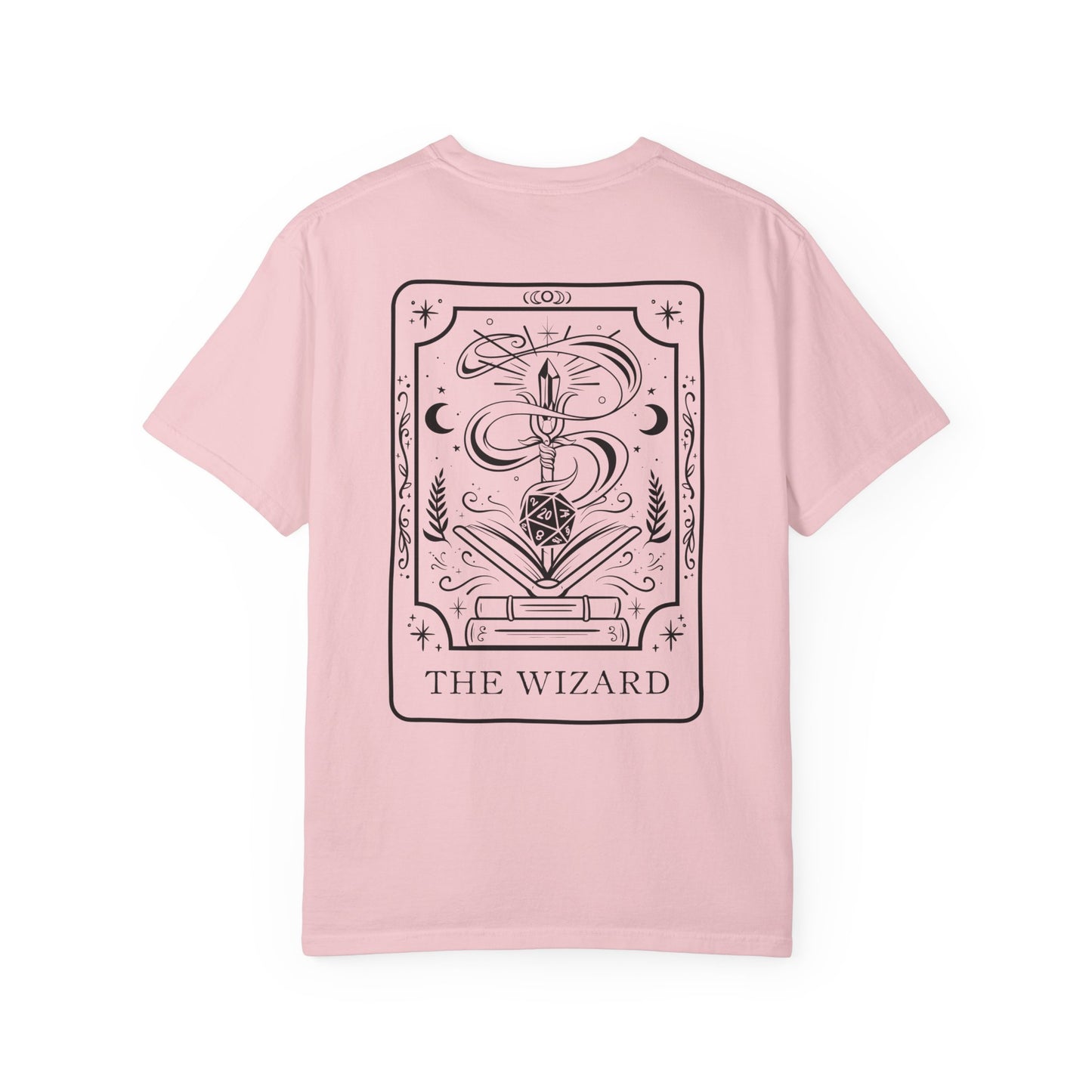 Wizard Tarot Card Comfort Colors Shirt | TTRPG Character Class Tee