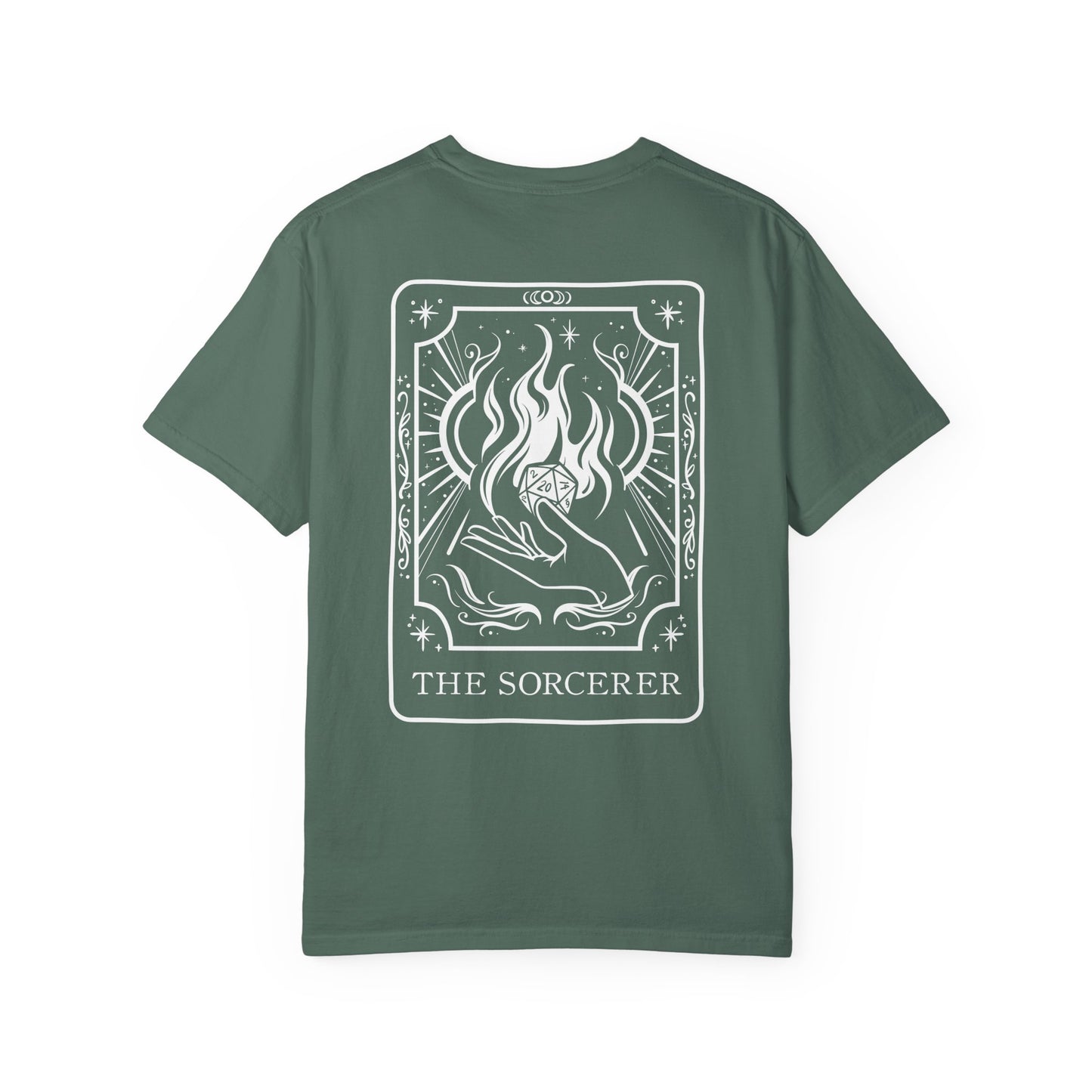 Sorcerer Tarot Card Comfort Colors Shirt | TTRPG Character Class Tee