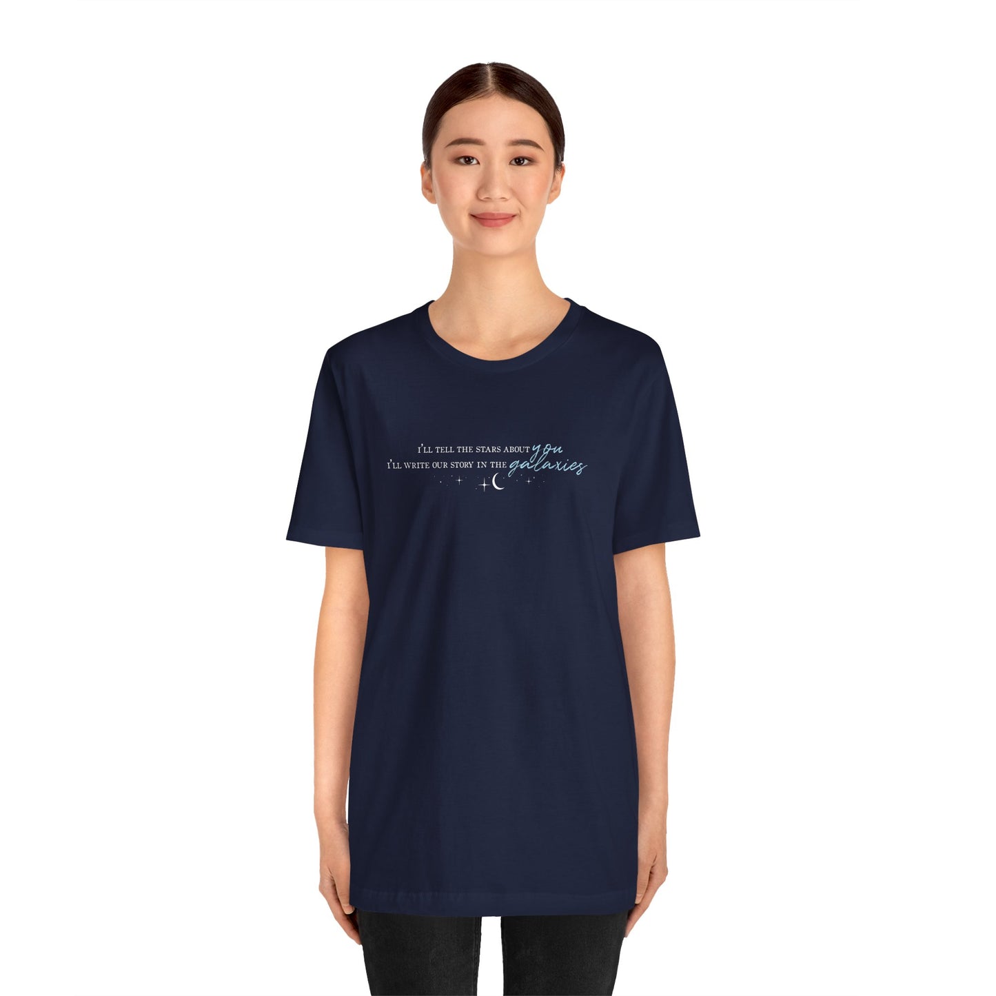 Tell the Stars Bella+Canvas Tee | Officially Licensed Scars Beneath A Serpent’s Scales Nicole Platania Fantasy Romance Shirt