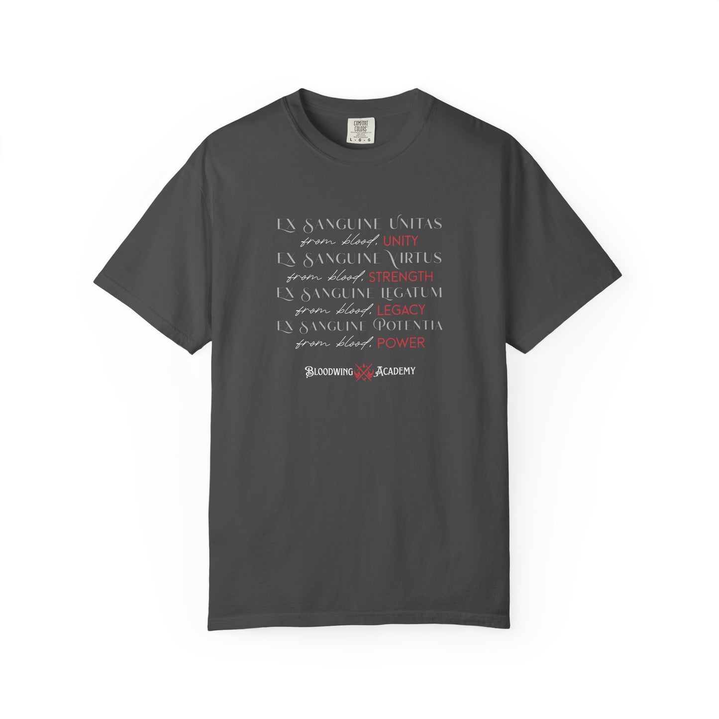 Ex Sanguine Tee | Officially Licensed Bloodwing Academy Shirt | Briar Boleyn Merch | Comfort Colors Bookish Tee | Dark Academia Romantasy Gift