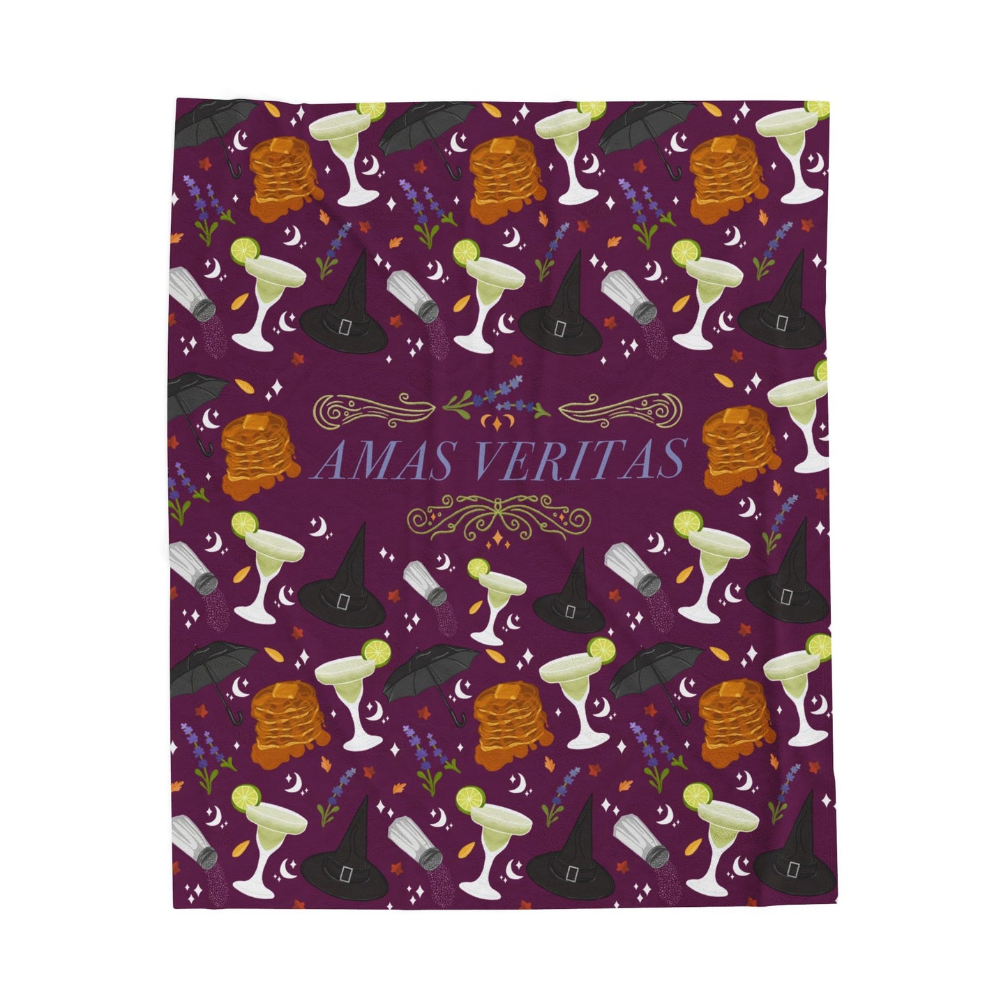 Amas Veritas Witchy Velveteen Plush Blanket