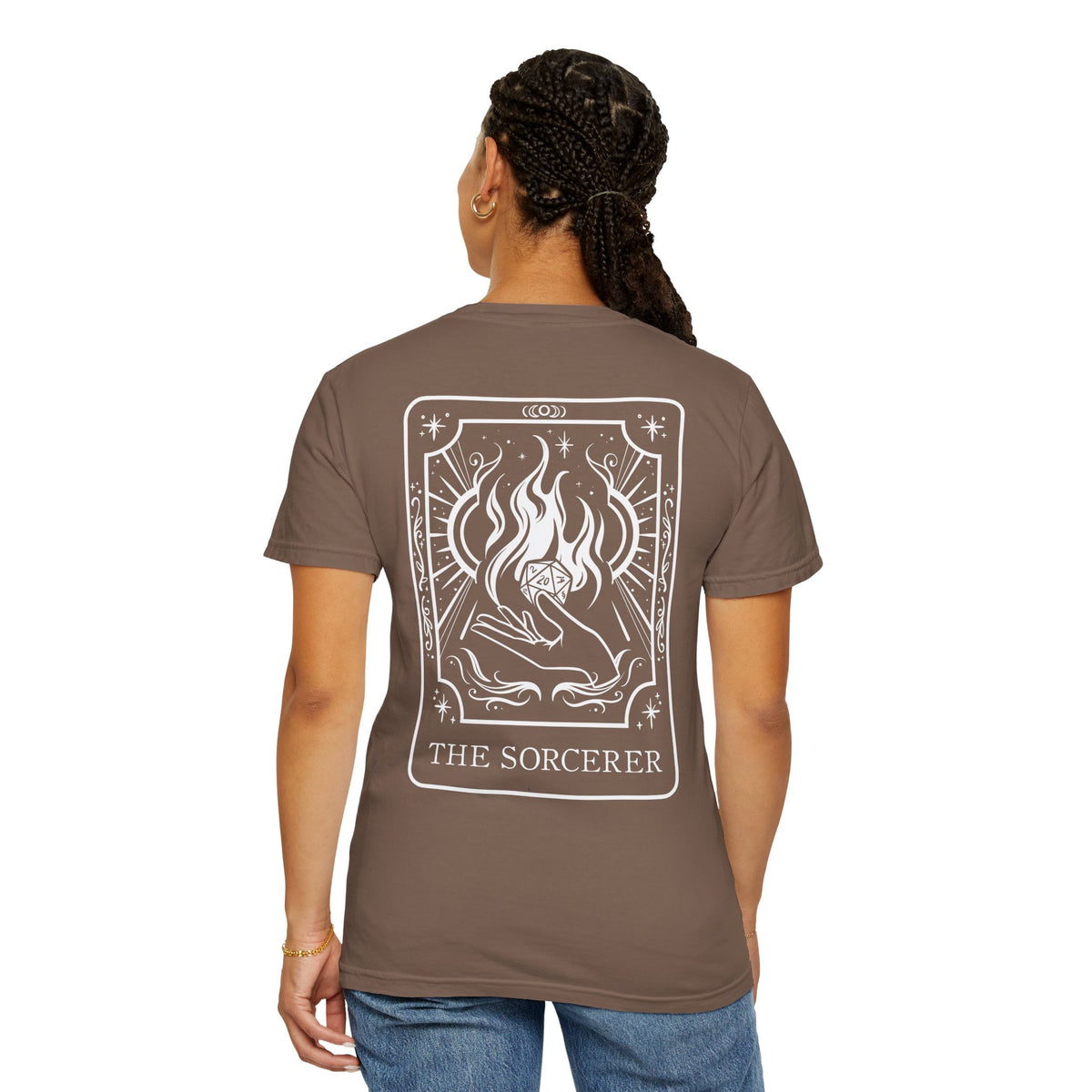 Sorcerer Tarot Card Comfort Colors Shirt | TTRPG Character Class Tee