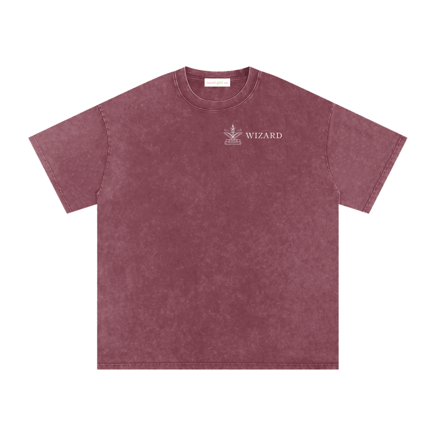 Wizard Tarot Card Snow Wash Cotton Shirt | TTRPG Character Class Tee