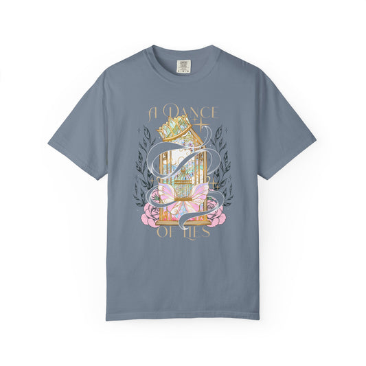 A Dance of Lies Comfort Colors Tee – Officially Licensed Brittney Arena Romantasy Shirt | Fantasy Reader Graphic T-Shirt | Book Lover Gift