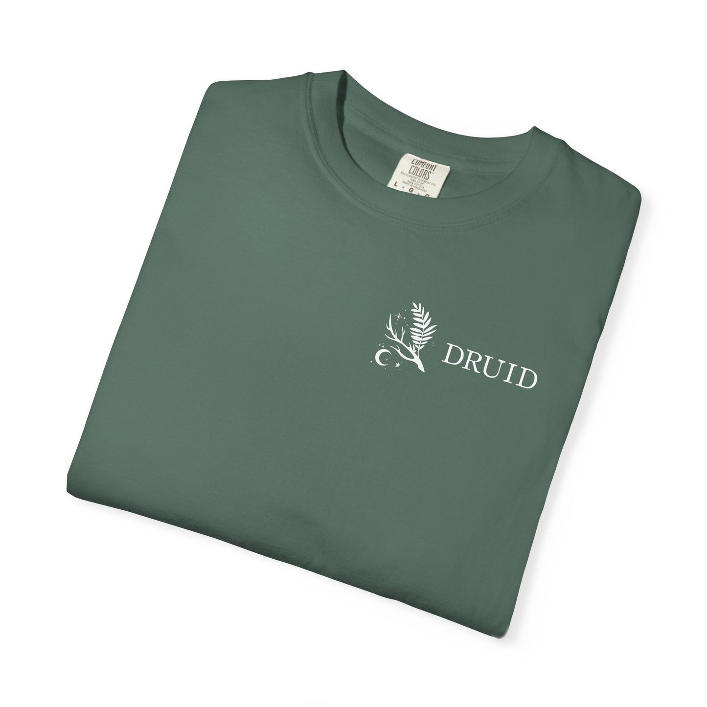 Druid Tarot Card Comfort Colors Shirt | TTRPG Character Class Tee