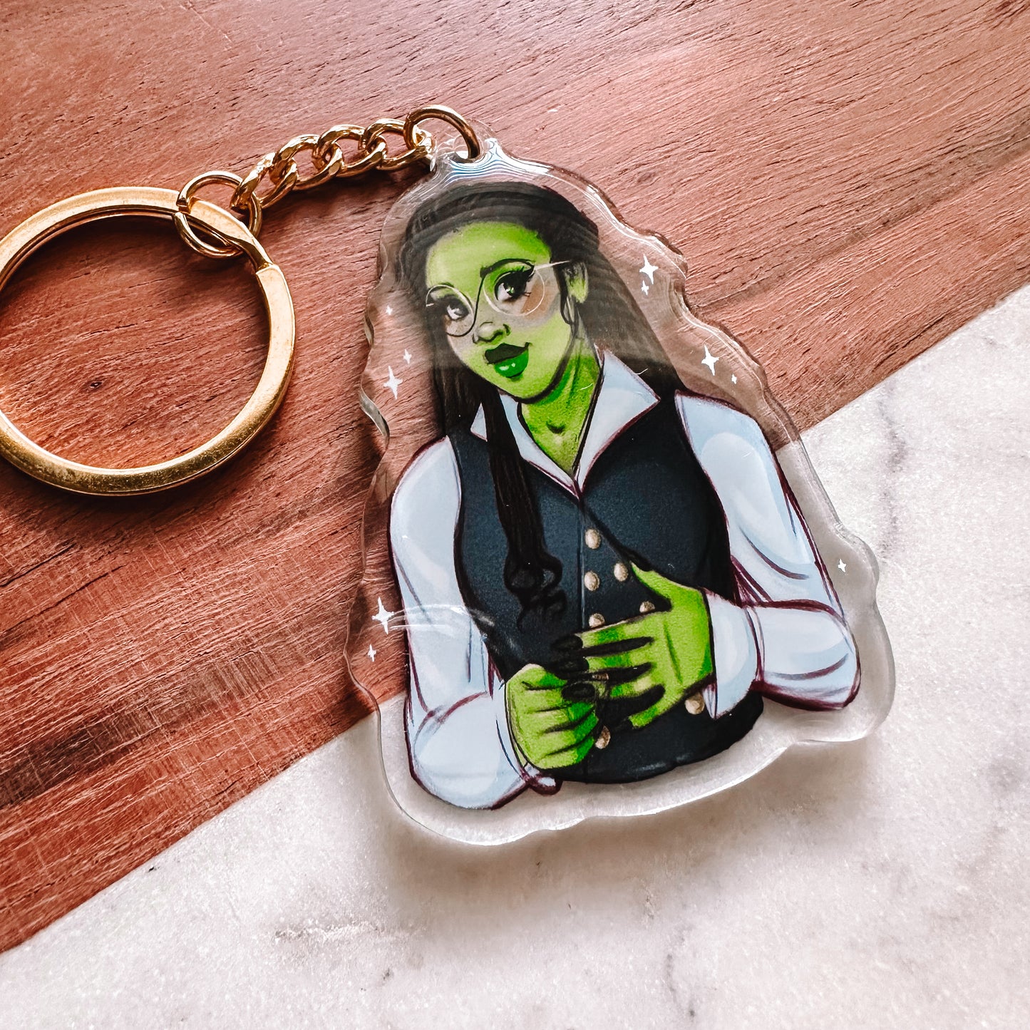 Elphaba Keychain