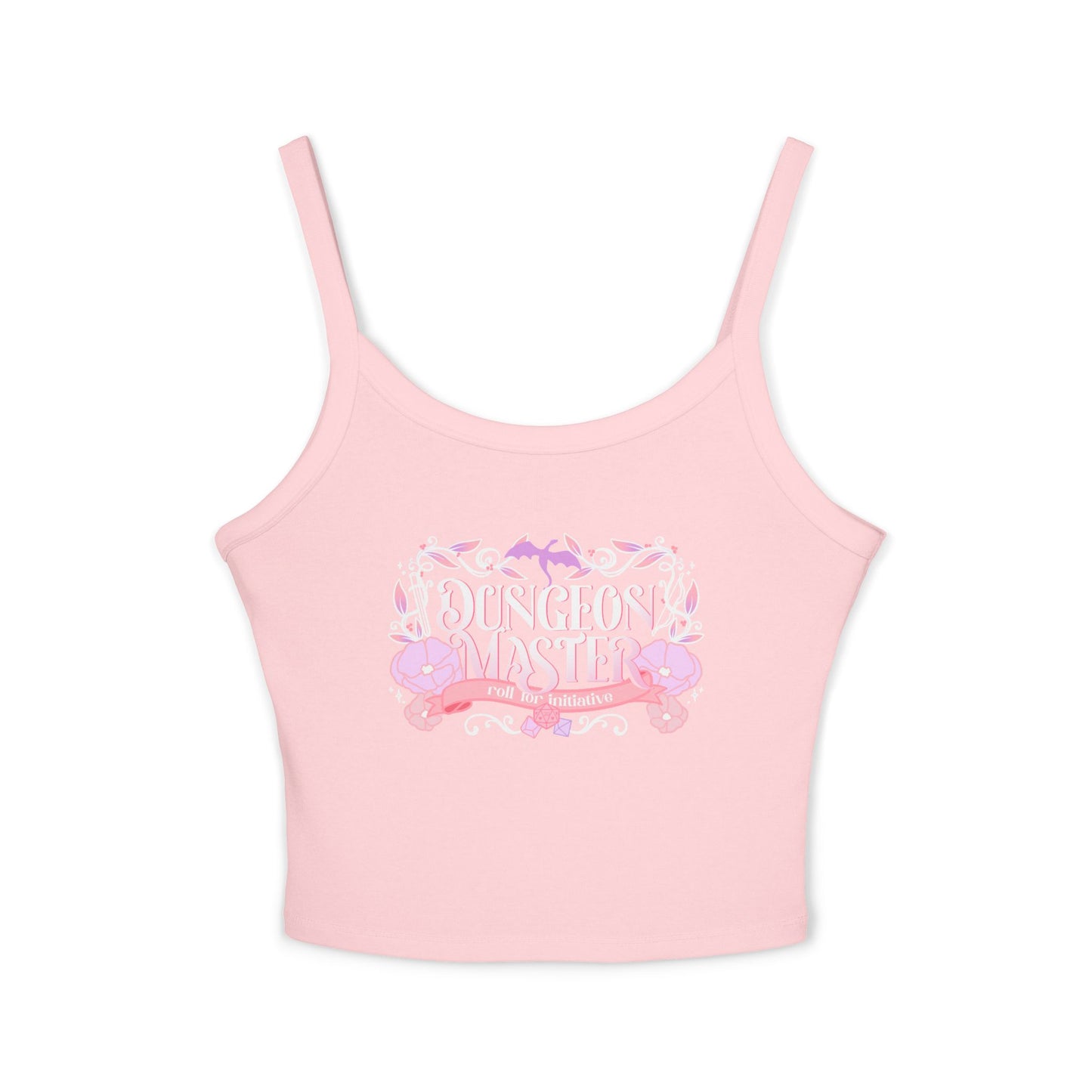 Dungeon Master Bella + Canvas Women’s Spaghetti Strap Micro Rib Tank | Fantasy Tabletop RPG Cami | Gamer Girl Tank Top