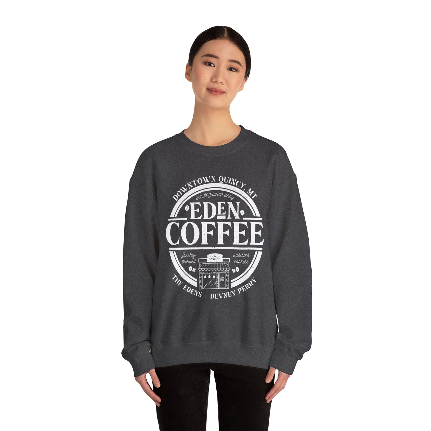 Eden Coffee Crewneck Sweatshirt (GILDAN)