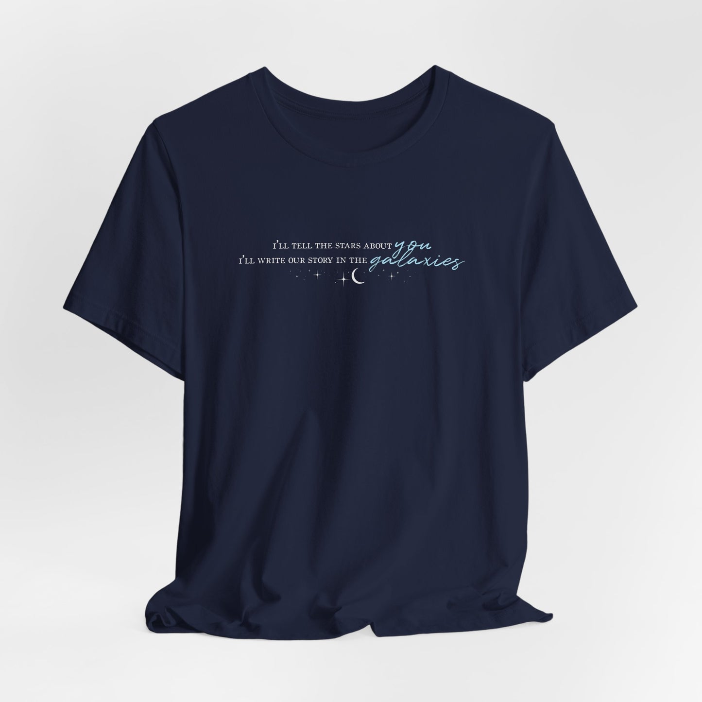Tell the Stars Bella+Canvas Tee | Officially Licensed Scars Beneath A Serpent’s Scales Nicole Platania Fantasy Romance Shirt
