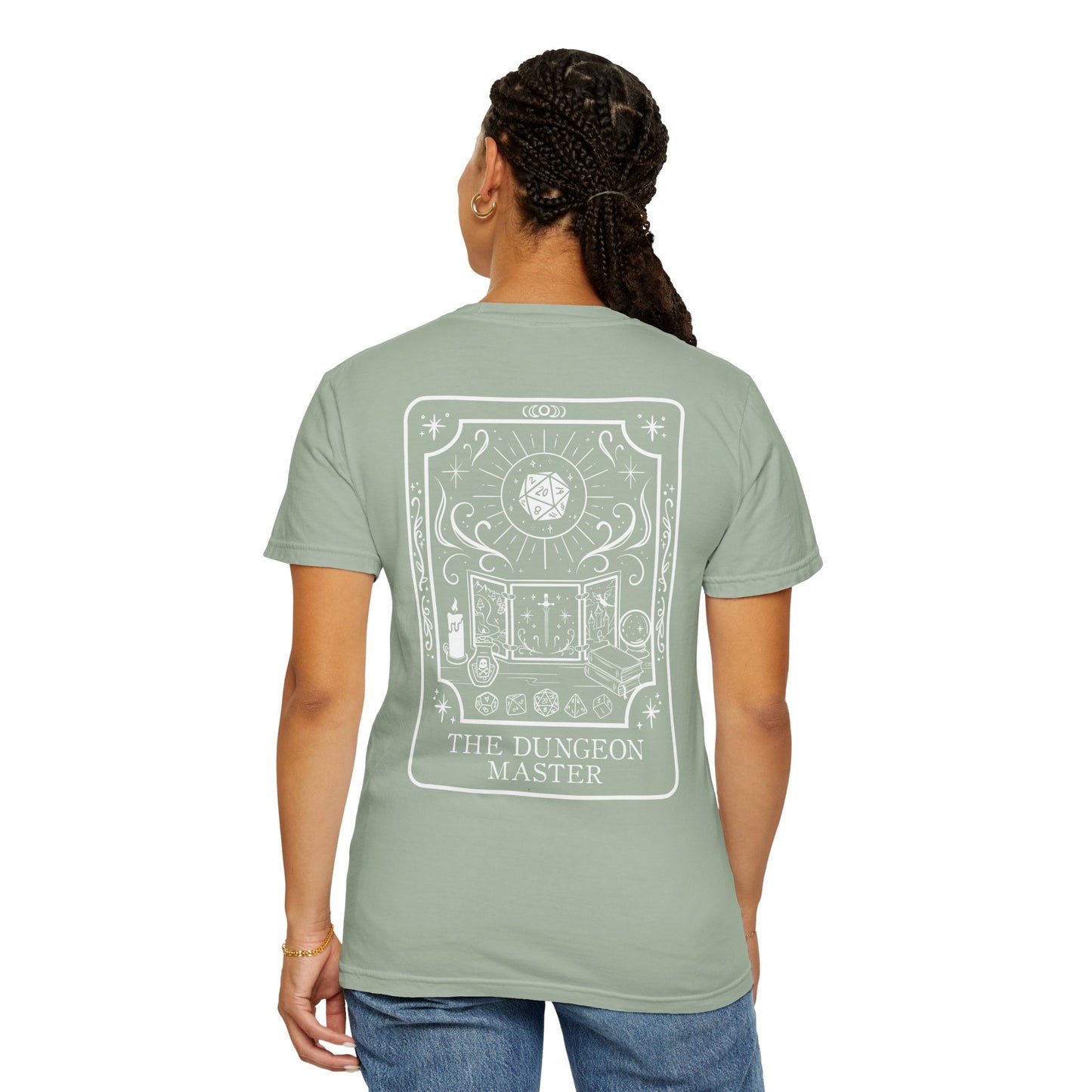 Dungeon Master Tarot Card Comfort Colors Shirt | TTRPG Character Class Tee