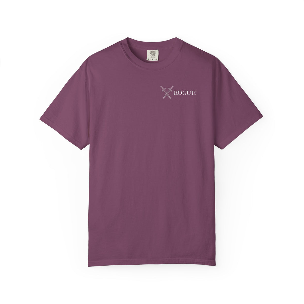Rogue Tarot Card Comfort Colors Shirt | TTRPG Character Class Tee