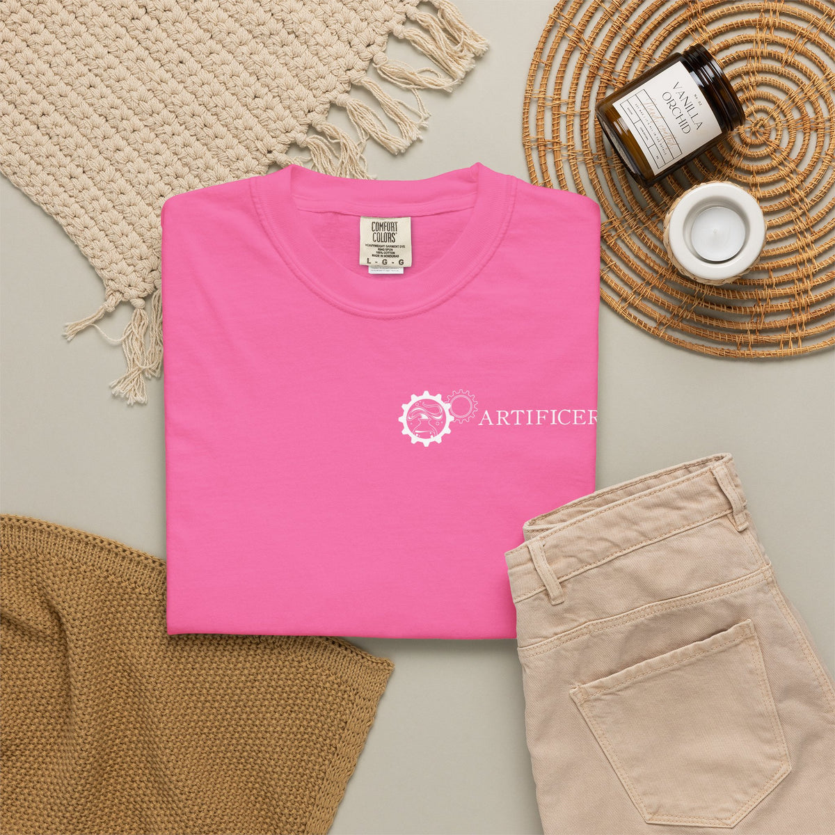 Artificer Tarot Card Comfort Colors Shirt | TTRPG Character Class Tee