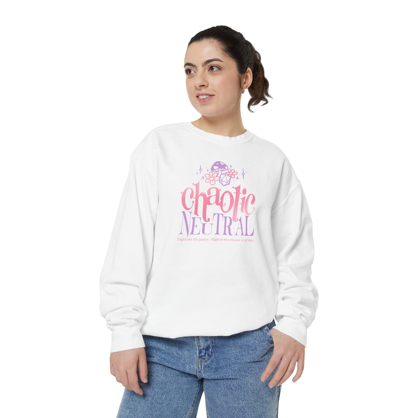 Chaotic Neutral Sweatshirt — Comfort Colors