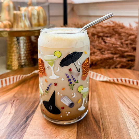 Practically Magic Illustrated Icon Glass