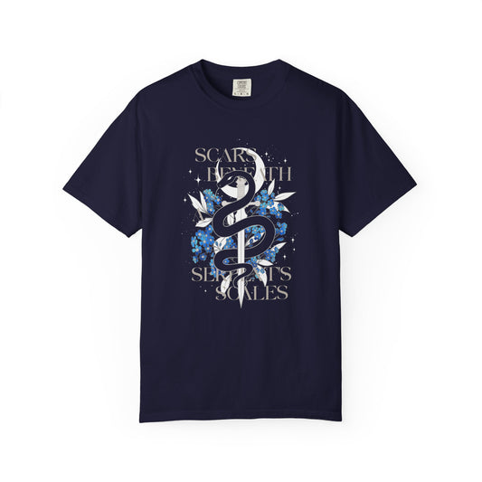 Scars Beneath a Serpent’s Scales Comfort Colors Tee | Officially Licensed Nicole Platania Shirt