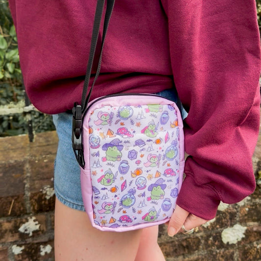 TTRPG Fantasy Frogs Crossbody Bag