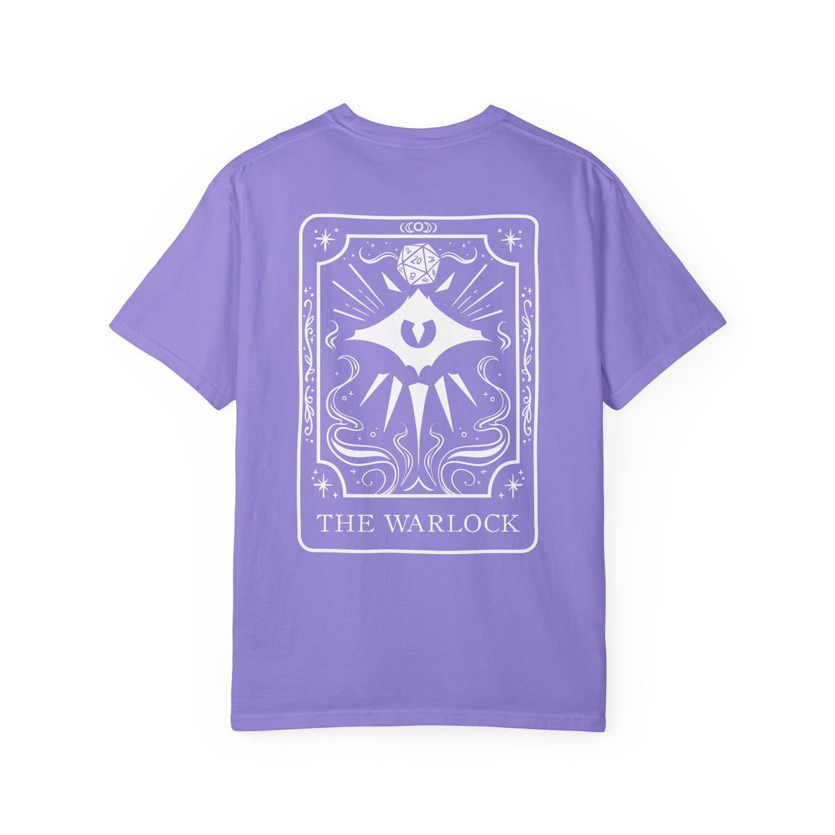 Warlock Tarot Card Comfort Colors Shirt | TTRPG Character Class Tee