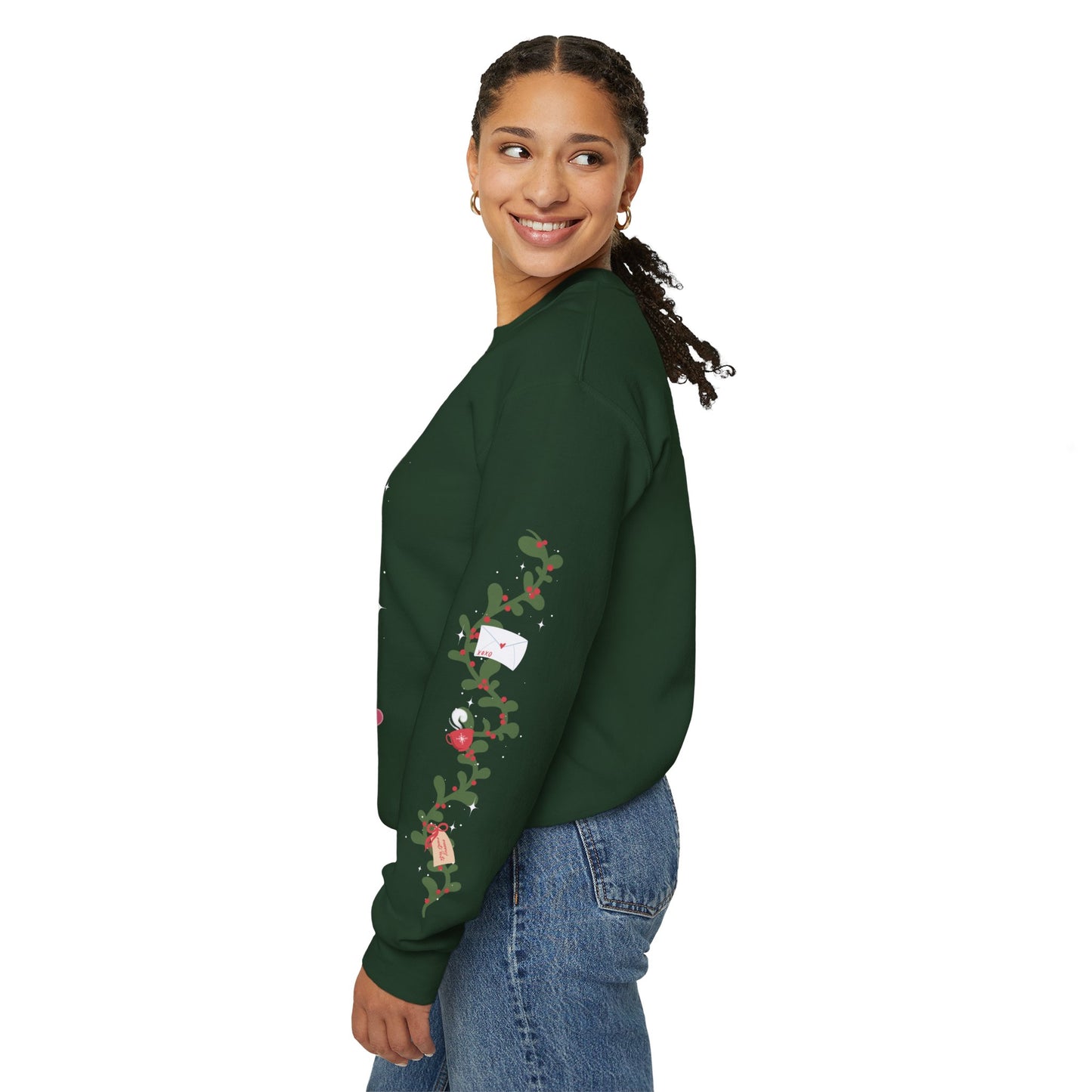 Romance Reader Snowglobe Crewneck Sweatshirt