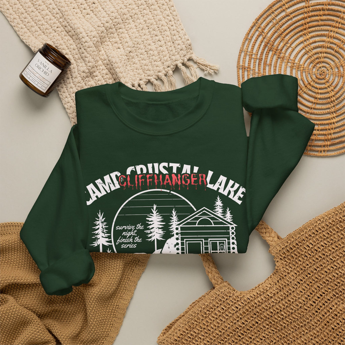 Camp Cliffhanger Lake Unisex Heavy Blend™ Crewneck Sweatshirt