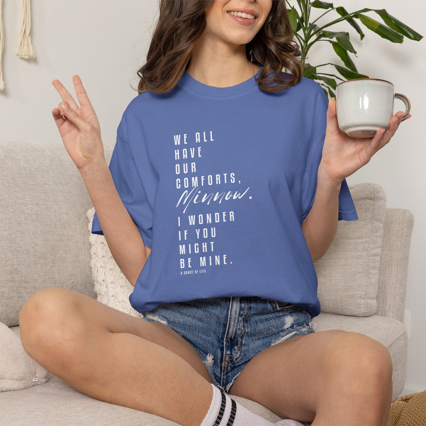 Minnow Quote Comfort Colors Tee – Officially Licensed A Dance of Lies Shirt by Brittney Arena | Romantasy Bookish T-Shirt
