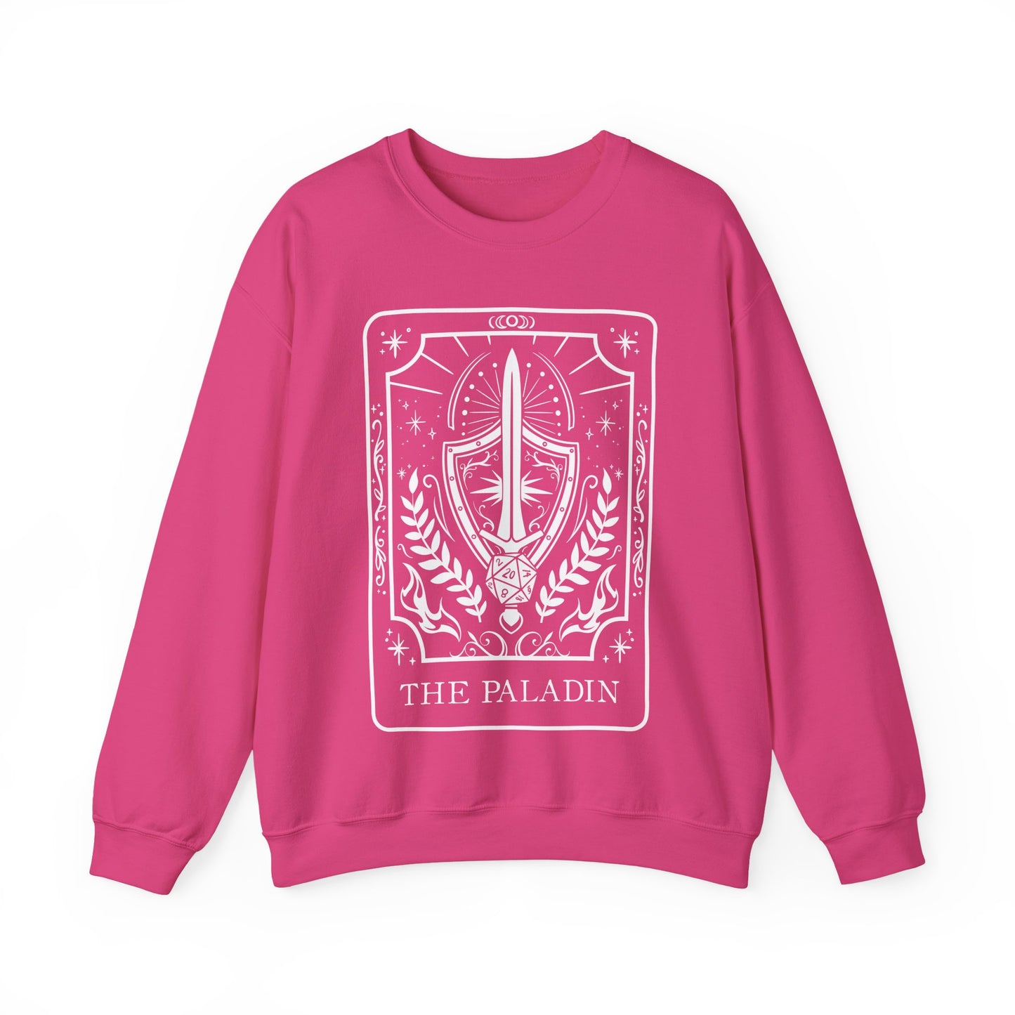 Paladin Tarot Card Gildan Sweatshirt Shirt | TTRPG Character Class Crewneck