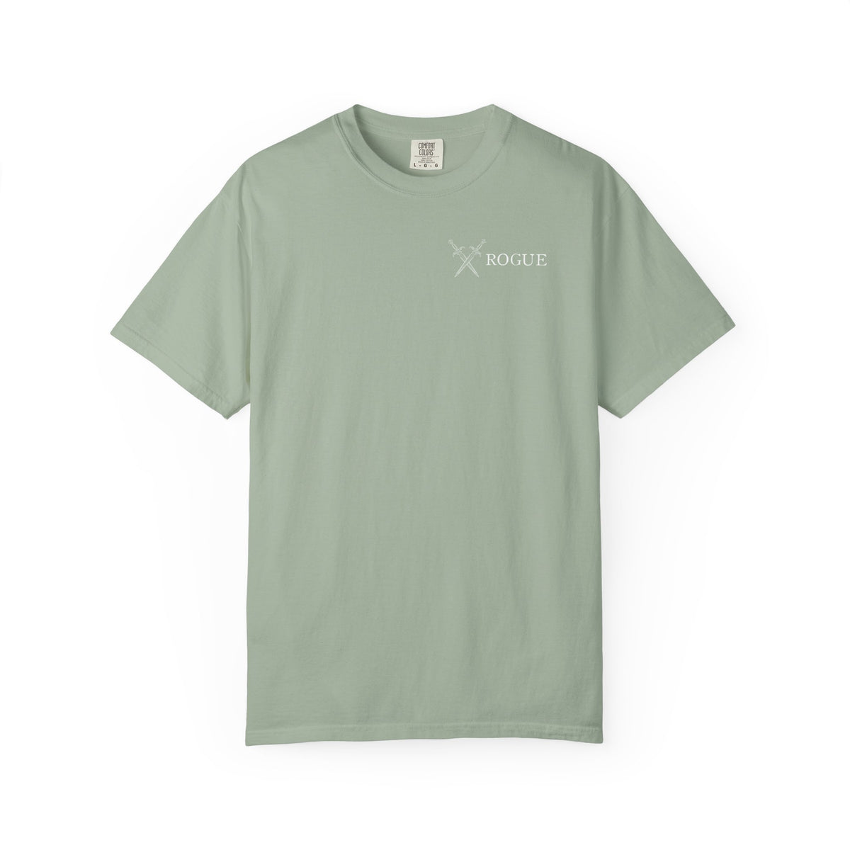 Rogue Tarot Card Comfort Colors Shirt | TTRPG Character Class Tee