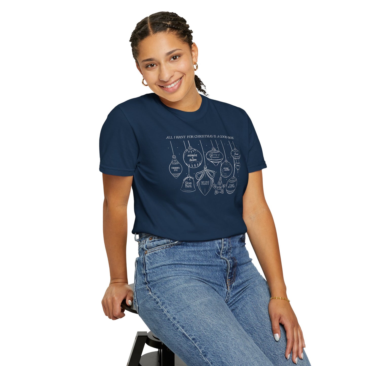 Bookish Trope Christmas Ornaments T-Shirt