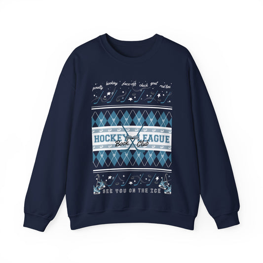 Hockey League Book Club Crewneck Sweatshirt
